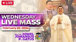 Wednesday Filipino Live Mass Today Online II February 28, 2024 II Fr. Jowel Jomarsus Gatus