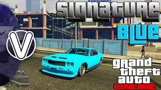 GTA 5 Online | Signature Blue Paint Job (GTA 5 Online Rare Crew Paint Jobs)