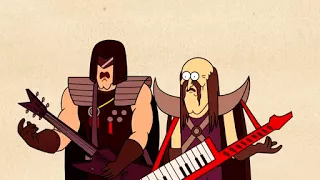 Regular Show - Trashboat (musicians fight)