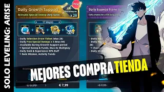 LO TIENES QUE SABER!! MEJORES COMPRAS EN LA TIENDA Solo Leveling Arise