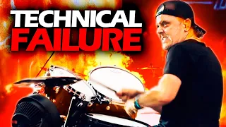 LARS ULRICH HAVING A TECHNICAL FAILURE LIVE (2023) #METALLICA