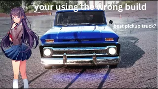 You're using the wrong build-1965 Chevrolet c10 stepside pickup -nfs heat 😉