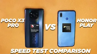 POCO X3 PRO VS HONOR PLAY SPEED TEST COMPARISON 2021.