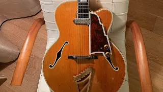 Frank Sinatra guitarist Ron Anthony’s precious 1959 D’Angelico Excel sound sample.  Breathtaking.
