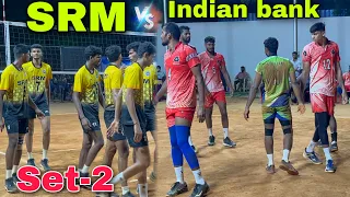 Continue Dead Block🔥| Set-2 | SRM vs Indian Bank | State Championship match | Mr Love Volleyball