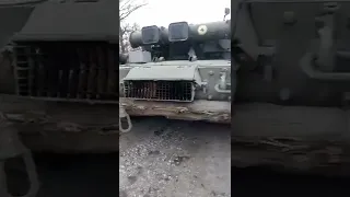 Захваченные русские Т-80 4-й танковой дивизии, Украина