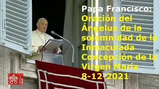 Papa Francisco - Oración del Ángelus, solemnidad de Inmaculada Concepción de la Virgen, 8-12-2021