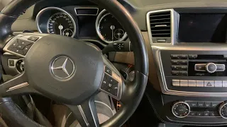 Mercedes GL демонтаж штатной магнитолы + установка магнитолы на Android