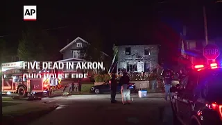 Five dead in Akron, Ohio house fire