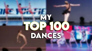 My TOP 100 DANCES RANKED!! || Dance Moms