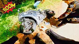 SENT it a LITTLE too HARD | Bikers In Trouble & Close Calls | Ep.50