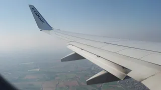 Hard Ryanair Landing in Milan Bergamo airport