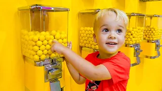 Vlad y Niki exploran los centros de juegos para niños: colección de videos para niños