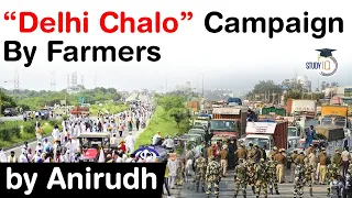 Delhi Chalo Campaign by Farmers - Why farmers are protesting against Farm Laws? #UPSC #IAS