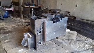 Горелка на щепе экономичное отопление 2 . Wood chips burner economical  heating 2.