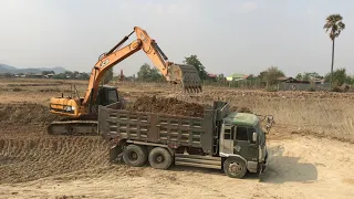 Loading Dump Trucks With Jcb Js200 And Caterpillar 320d Excavators   Epic Construction Action!