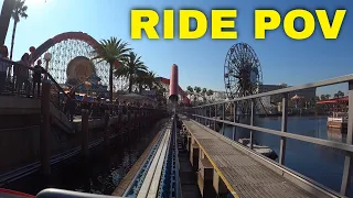 Incredicoaster Front Row (Full Ride) Disney California Adventure - Incredibles Roller Coaster