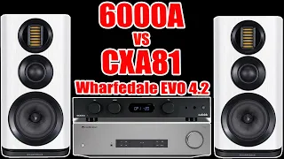 Super Clean and Gorgeous!!! Audiolab 6000A vs Cambridge Audio CXA81 integrated Amp Wharfedale EVO4.2