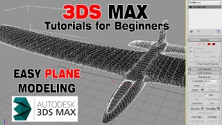 EASY PLANE MODELING IN 3DS MAX | TUTORIAL FOR BEGINNERS