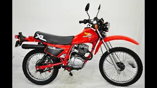 Honda XL125 Red 1984