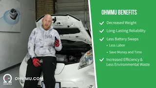 Nissan Leaf - 12V Battery Installation (Ohmmu)