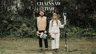 It’s CHAINSAW TIME! | Clearing our abandoned caravan park. Plus GIVEAWAY