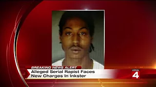 Alleged serial rapist faces new charges in Inkster