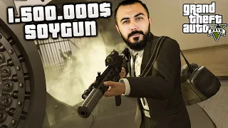 1.500.000,00 DOLAR DEĞERİNDE DEVASA BANKA SOYGUNU!! EKİPLE GTA 5 | Barış Can