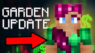 THIS GARDEN UPDATE IS INSANE... (Hypixel Skyblock)