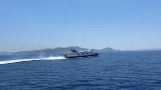 Tera jet’s speed compared to Dionysios Solomos ferry (part 1)