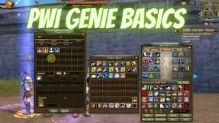 PWI Genie Basics Tutorial | Perfect World Genie Basics Tutorial