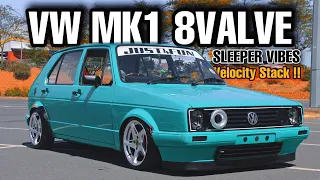 VW MK1 8VALVE **VELOCITY STACK** SLEEPER | CW VLOG EP 1