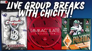 Thursday Night Breaks With Chi!! Night Time Sports Cards Group Breaks!