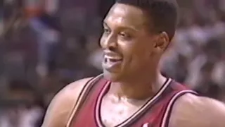 Isiah Thomas Punches Rick Mahorn in the Head, Mahorn Doesn't Flinch