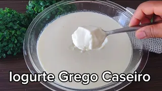 IOGURTE GREGO CASEIRO - FÁCIL e BARATO - CREMOSO e SAUDÁVEL!! (só 2 Ingredientes)