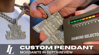 Iced London 1 of 1 Custom Moissanite Pendant Review