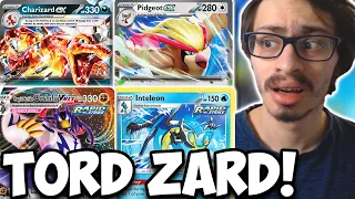 Tord's New Charizard Deck Is Absolutely Ridiculous! Plays 35 1 Of Cards! PTCGL