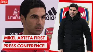 "KNOW WHAT THIS CLUB DESERVES" Throwback To Mikel Arteta's First Arsenal Press Conference | VIDEO