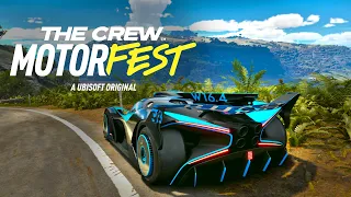 The Crew Motorfest - 1850 HP BUGATTI Bolide EXPLORING HAWAII | Steering wheel | 4K Max Graphics