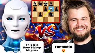 Stockfish SACRIFICED His BISHOP in the OPENING Against Magnus Carlsen | Chess | Magnus Stream | AI