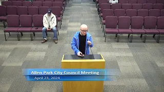 Allen Park City Council Meeting - April 23, 2024