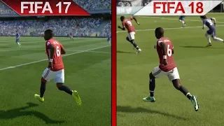 SBS Comparison | FIFA 17 vs. FIFA 18 | PC | ULTRA