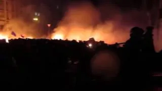 Ночная атака Беркута  Майдан  War in Kiev 2014 Украина maidan