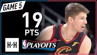 Kyle Korver Full Game 5 Highlights Cavs vs Pacers 2018 Playoffs - 19 Points!