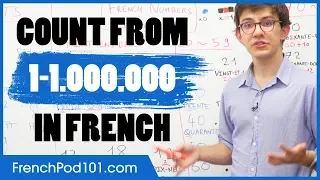 French Numbers - Counting from 1 to 1 Million