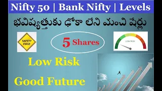 5 stocks with good future and safty for investment, nifty 50, bank nifty, price action analysis