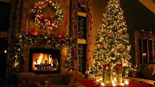 Classic Christmas Music with a Fireplace and Beautiful Background (Classics) (2 hours) (2021)