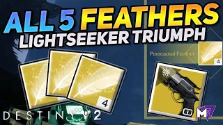 All Feathers in Harbinger Hawkmoon Mission Week 1 |  LightSeeker Triumph | Destiny 2 Beyond Light