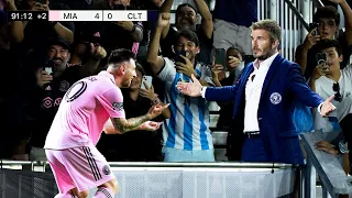 The Day Lionel Messi Proves David Beckham Was Right To Sign Him