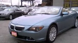 In Toronto - 2005 BMW 6 Series 645Ci Convertible Leather Navigation 18Alloys Convertible